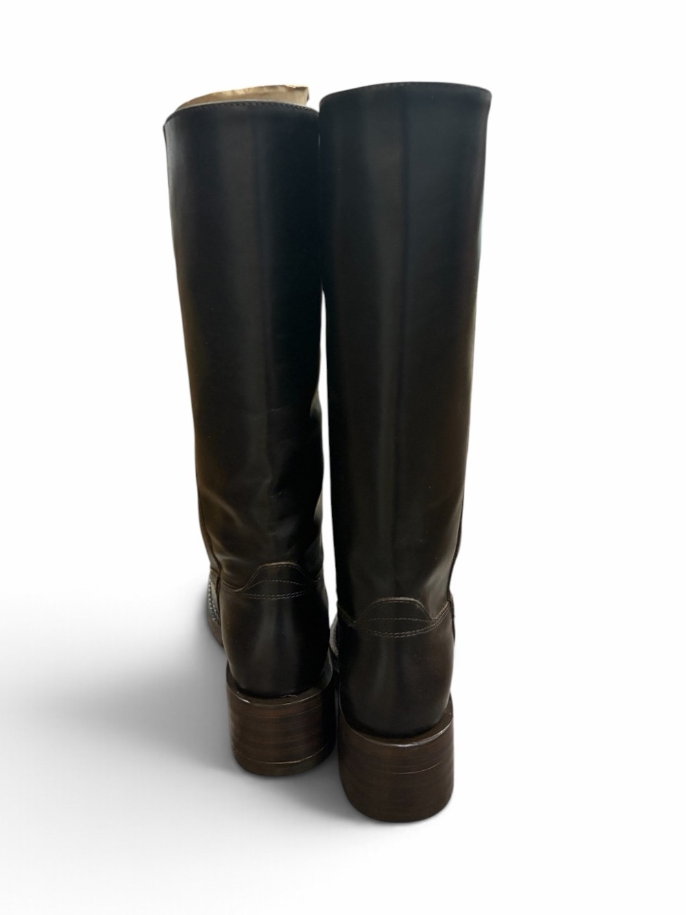 FRYE Classic Women's Tall Leather Riding Boots - dark brown - Picture 4 of 11